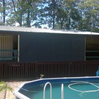 rope and pulley blind